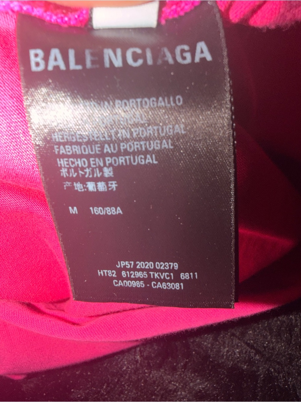 Balenciaga Hot Pink Logo Oversized T-Shirt | Statement Streetwear Tee - Picture 7 of 8